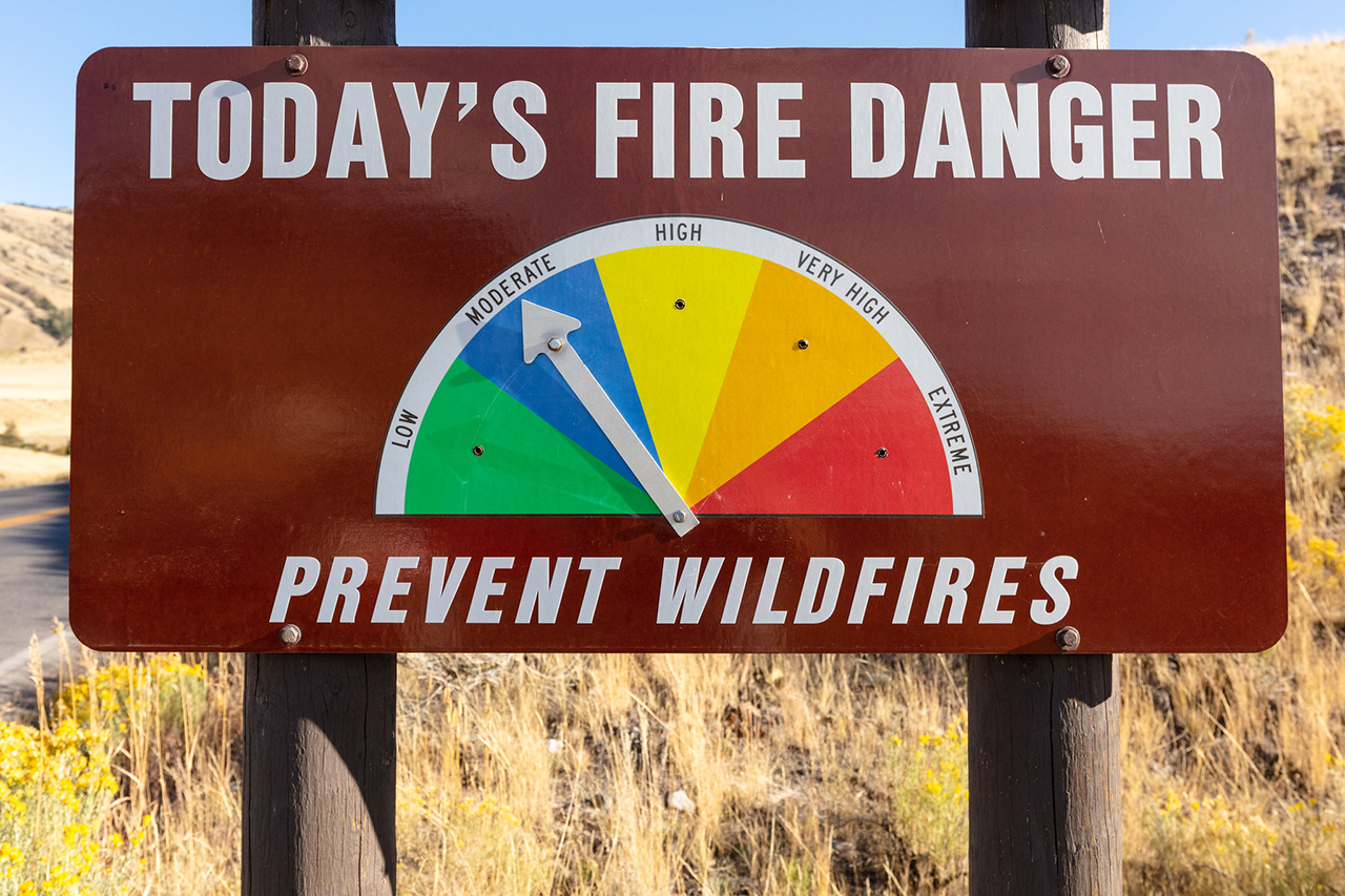 Yellowstone fire hazard level now moderate Daily Wyoming Cowboy