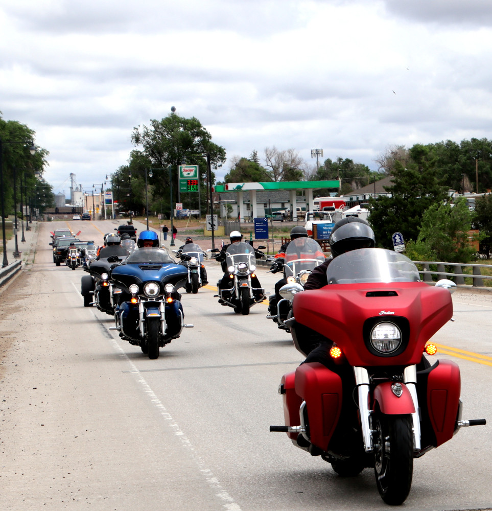 Guernsey Gazette Taking his final ride with a motorcycle escort